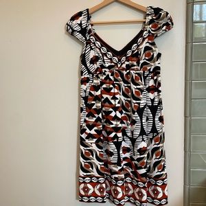 ABS Collection Jersey Print Dress